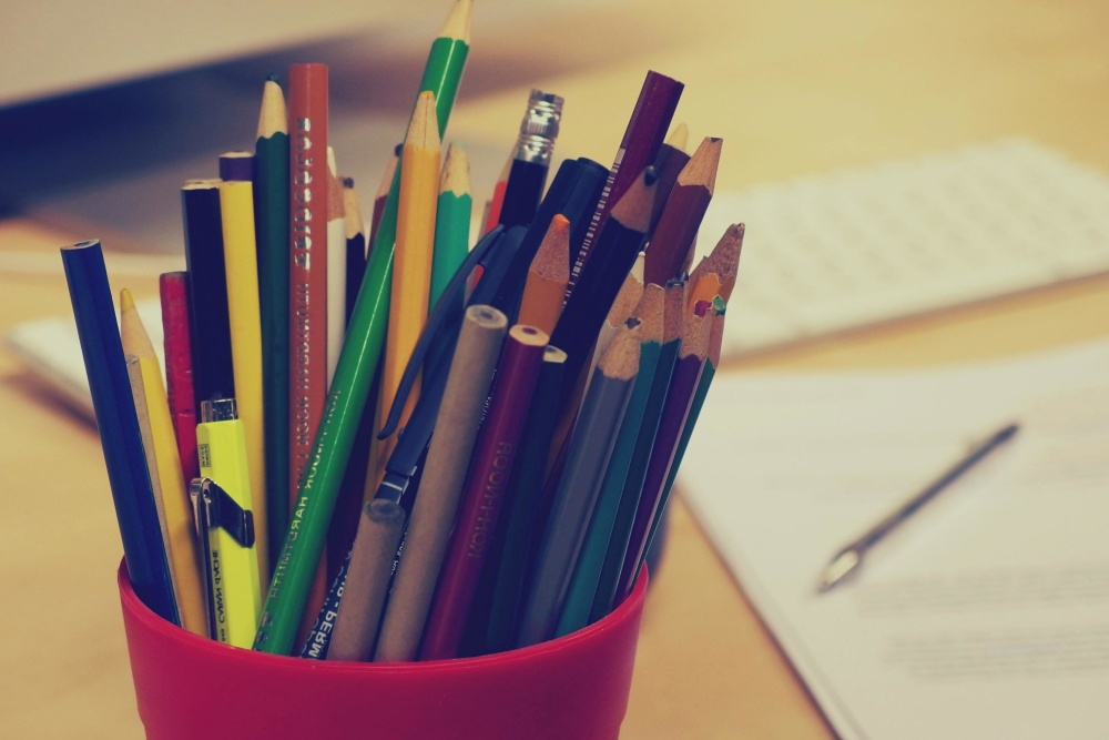 олівець, освіти, деревини, паперу, творчість, кольоровий, олівець