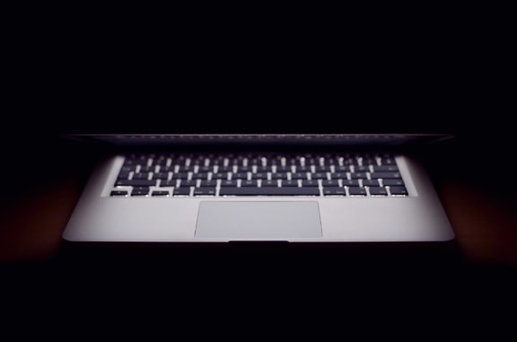 Computer portatile, tastiera del computer, scuro, ombra, internet