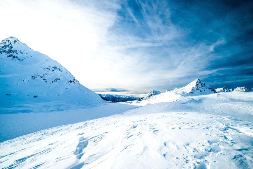 Imagen Gratis Nieve Invierno Hielo Frío Helada Cielo Paisaje Nube