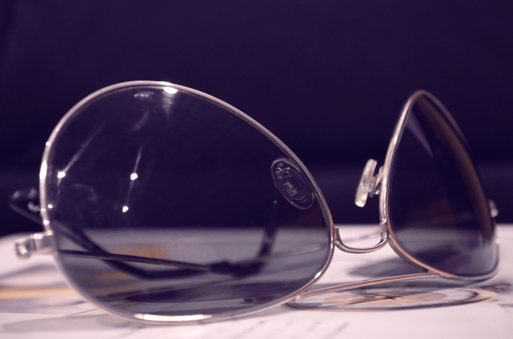 kaca, kacamata, lensa, refleksi, elegan, kacamata, kacamata hitam, modern