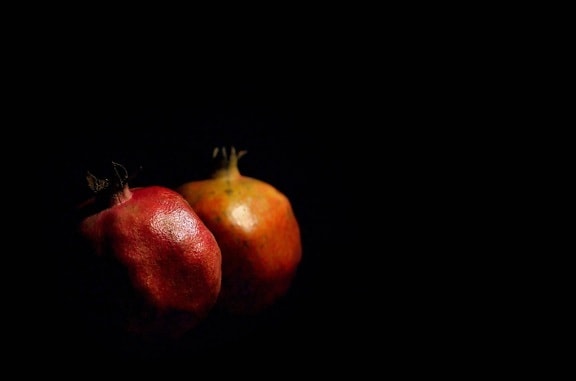 mat, fotostudio, fortfarande liv, frukt, granatäpple
