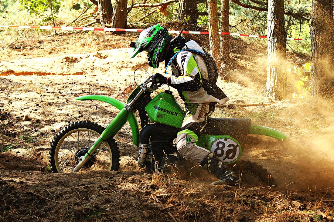 Motocross, toprak, çamur, spor, motosiklet, araç, adam, yarış, orman