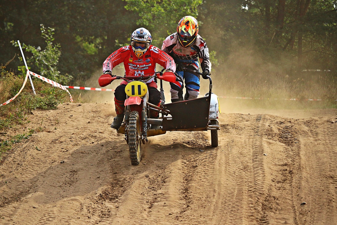 motocross, wyścig, konkurencji, pojazdu, gleby, działania, ludzi, motocykl