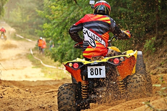 competition, race, vehicle, soil, action, motorcycle, sport, motocross, mud, dust