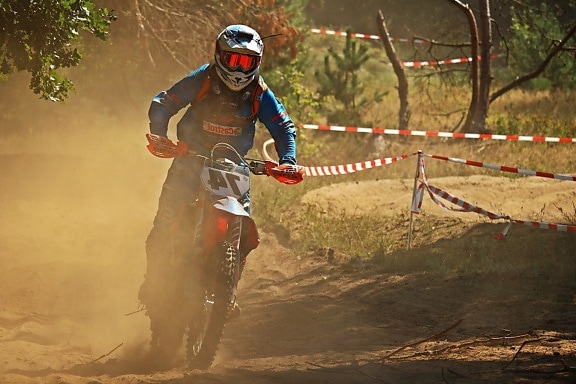 competition, people, motocross, sport, dust, race, competition