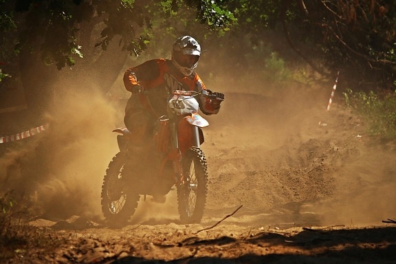 competition, people, sport, motocross, dust, mud, race, action, motorcycle
