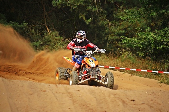 sport, motocross, course, compétition, véhicule, action, moto
