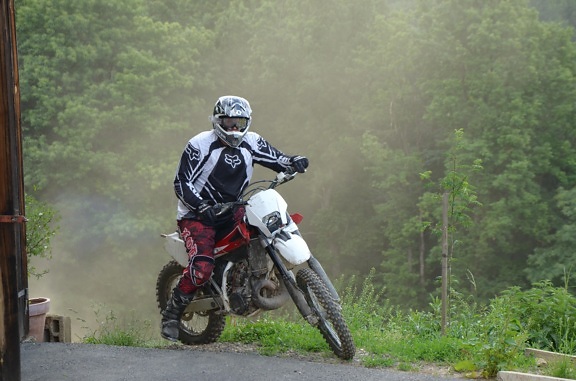 road, race, motorcycle, motocross, sport, vehicle, helmet