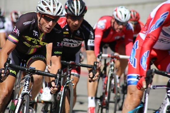 chủng tộc, cạnh tranh, tay đua xe đạp, bánh xe, vận động viên, vô địch, xe