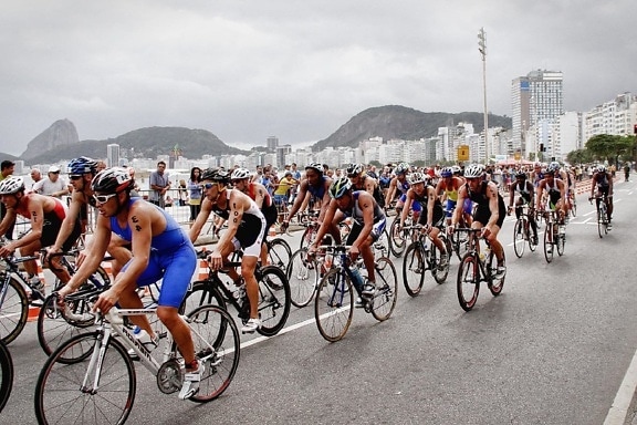 mọi người, bánh xe, cuộc đua, tay đua xe đạp, xe, xe đạp, thể thao