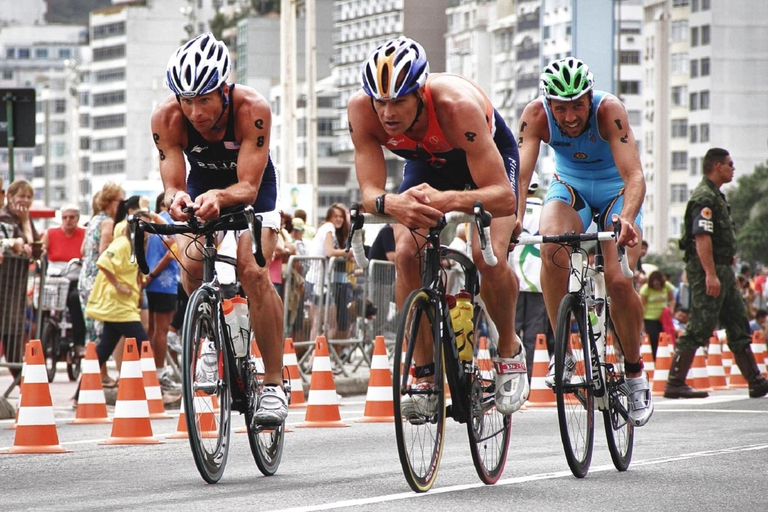 ras, konkurrens, marathon, hjul, människor, cyklist, road, mannen