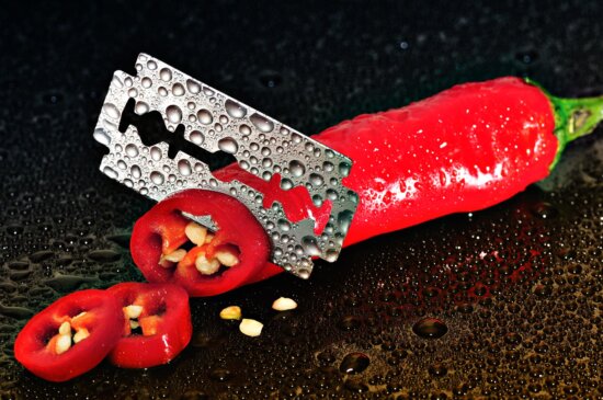 food, chili pepper, stainless steel, vegetable