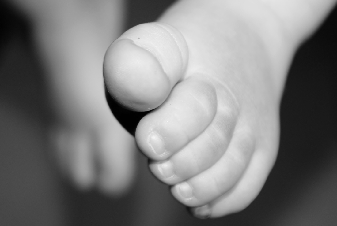monokrom, baby, hånd, hud, barn, mat, foten, nyfødt, barn