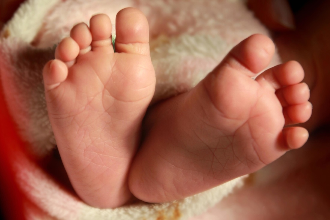 pied, bébé, nouveau-né, peau, couverture, enfant, innocence, peau
