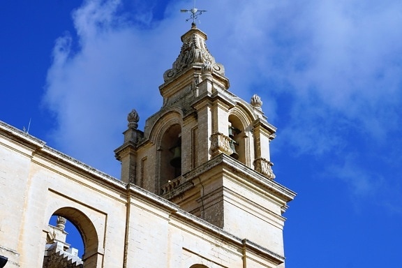 αρχιτεκτονική, εκκλησία, θρησκεία, μπλε του ουρανού, Πύργος, εξωτερικό