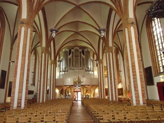 church, architecture, religion, indoors, cathedral, interior