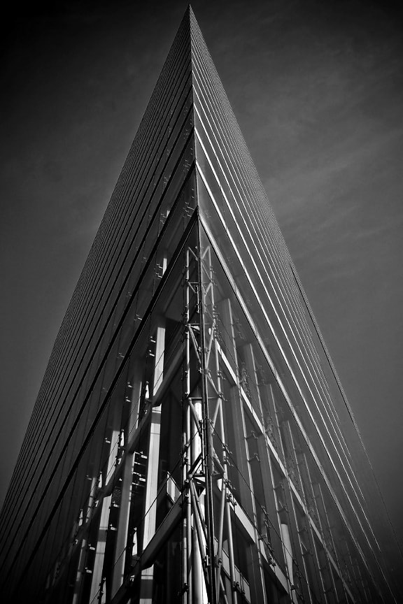 fekete-fehér, híd, építészet, szerkezet, modern, acélból, művészet, street, downtown