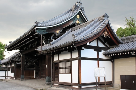 tempel, hus, arkitektur, exteriör, Asien, Japan, kultur, landmärke
