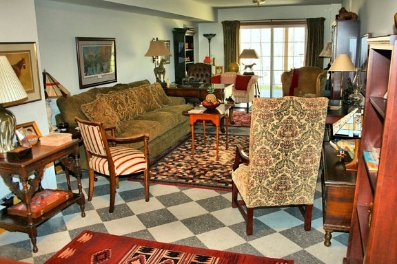 möbler, rum, bord, stol, hem, inomhus, matta, inredning, lyx