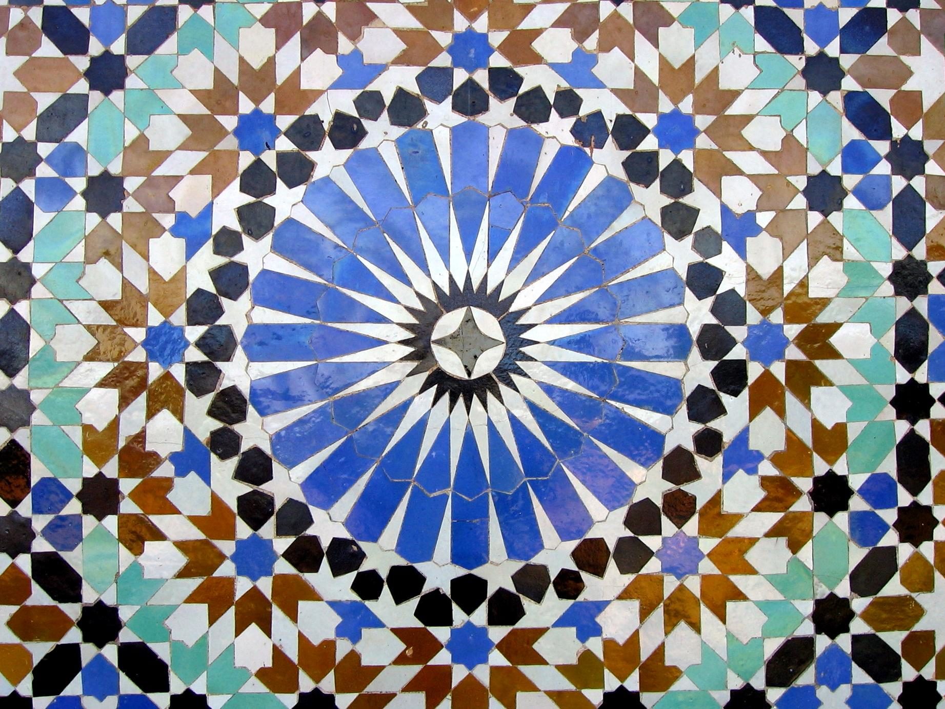 Kostenlose Bild Mosaik Muster Kunst Abstrakt Hintergrund Textur Arabeske Design