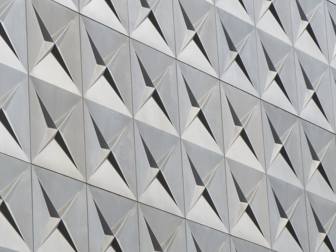 フリー写真画像 幾何学 三角形 鋼 柄 壁紙 抽象的なデザイン 未来