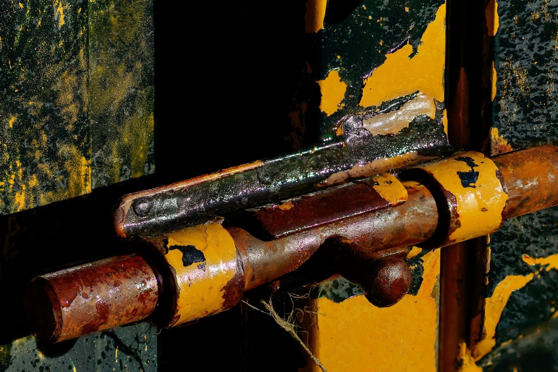 Rusty, fier, industrie, oţel, murdar, lemn, abandonate