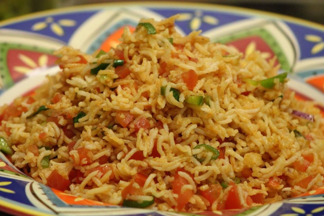 arroz, comida, cena, plato, comida, comida, delicioso, vegetales, brotes