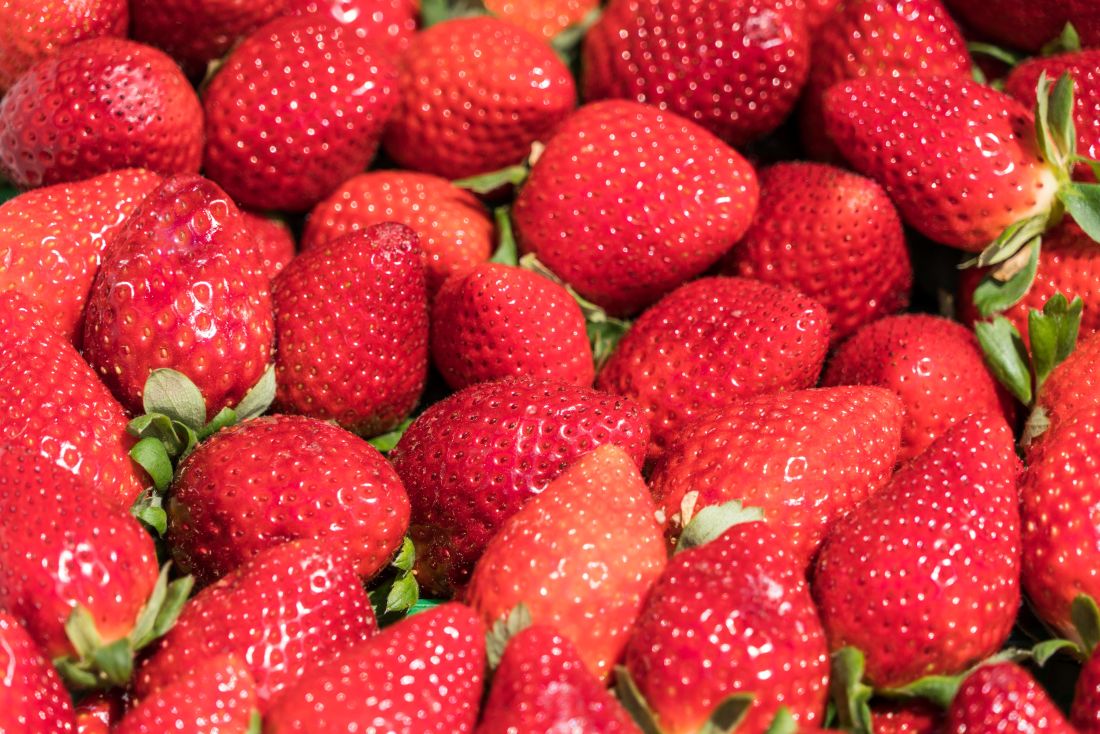 jordgubbar, frukt, mat, läckra, berry, kost, diet, makro