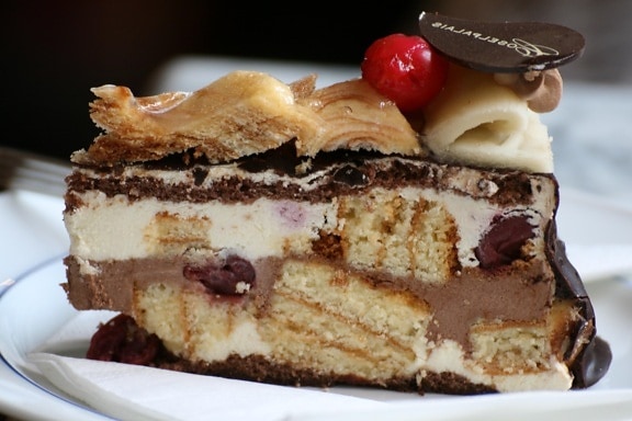 chocolate, cake, sweet, delicious, cream, sugar, pie, food, homemade