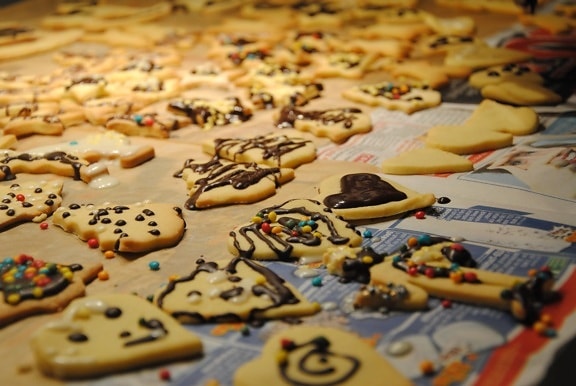 cookie, thực phẩm, chế độ ăn uống, đường, nhà bếp, sự sáng tạo, làm bằng tay