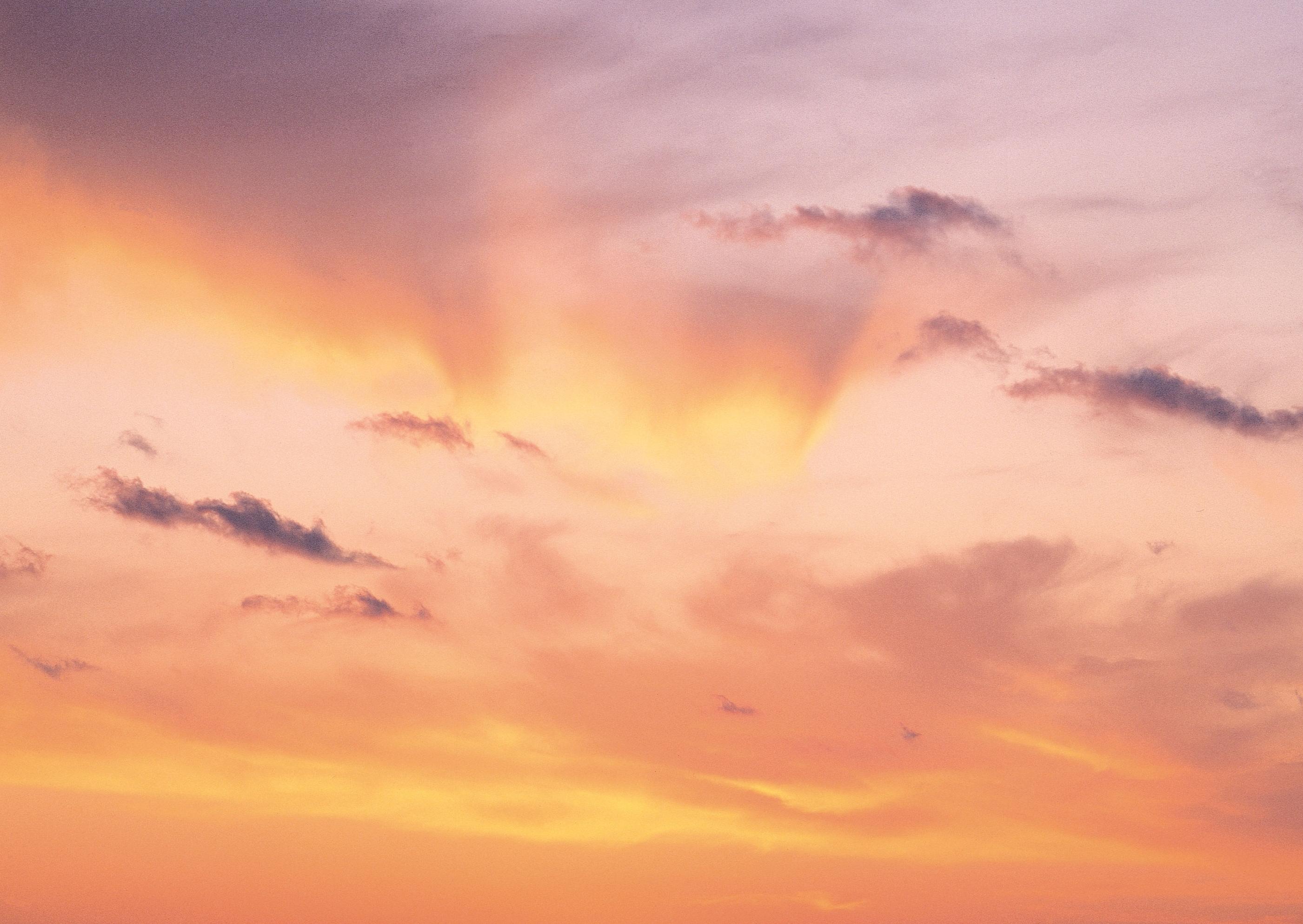 フリー写真画像 夕焼け 夜明け 空 太陽 夕暮れ 雰囲気 星 雲 風景