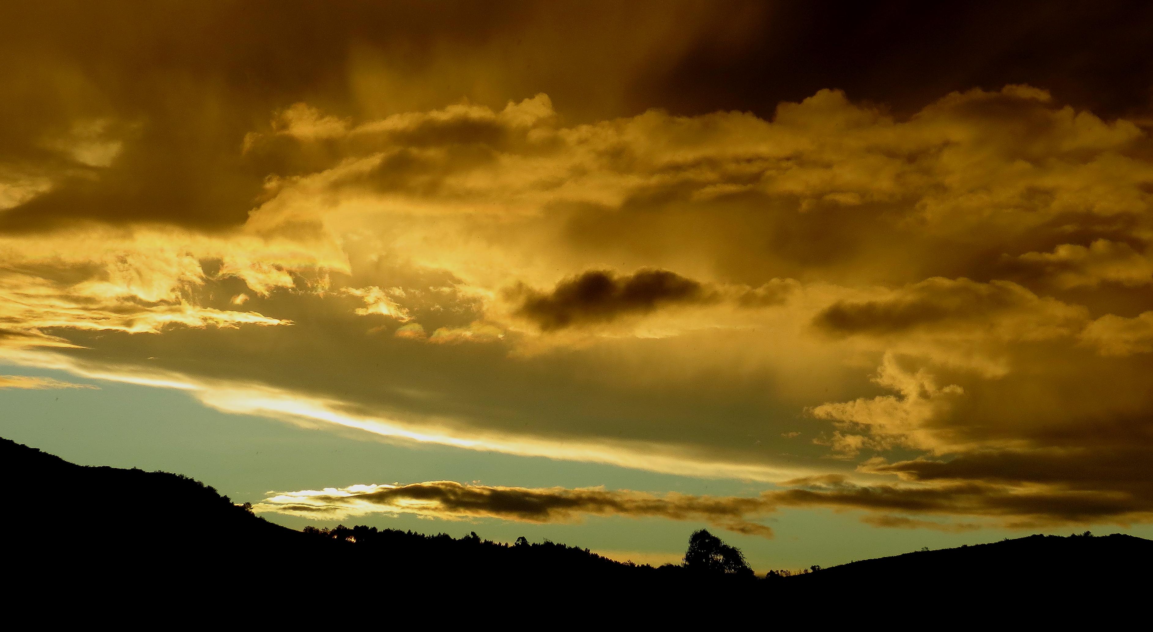 Foto gratis: tramonto, cielo, all'alba, panorama, sole, atmosfera, alba,  nube