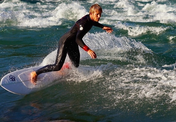 вода, спорт, човек, сърфинг, екстремни, плаж, море, океан