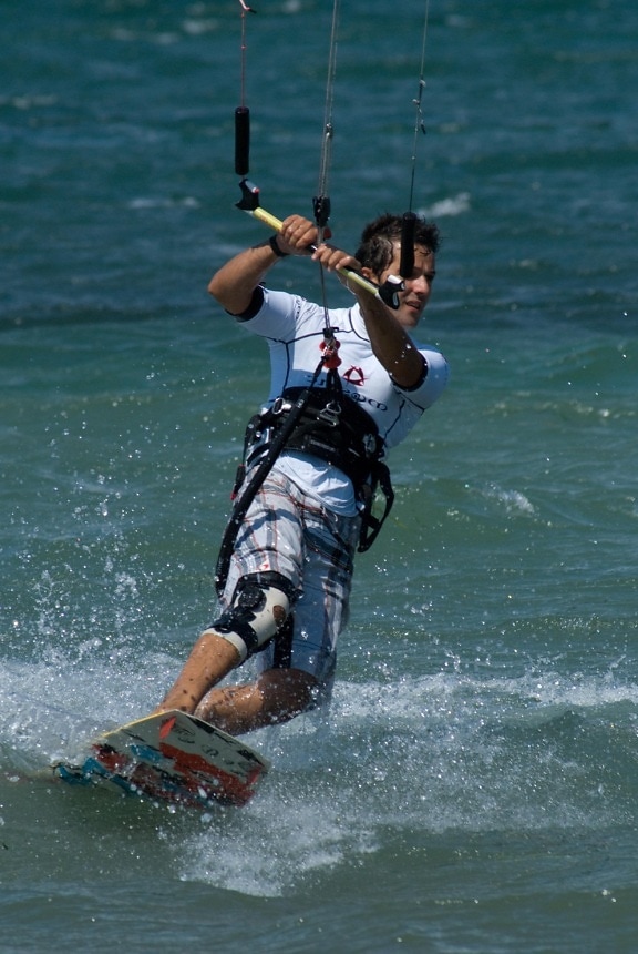 competition, athlete, skill, extreme, spoert, water, race, rope, beach