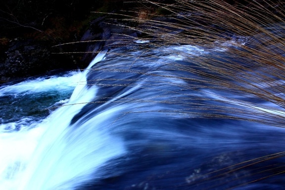 agua, cascada, río, arroyo, naturaleza, fotografía, Resumen