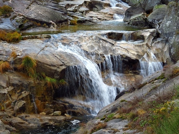water, river, stream, waterfall, nature, landscape, creek