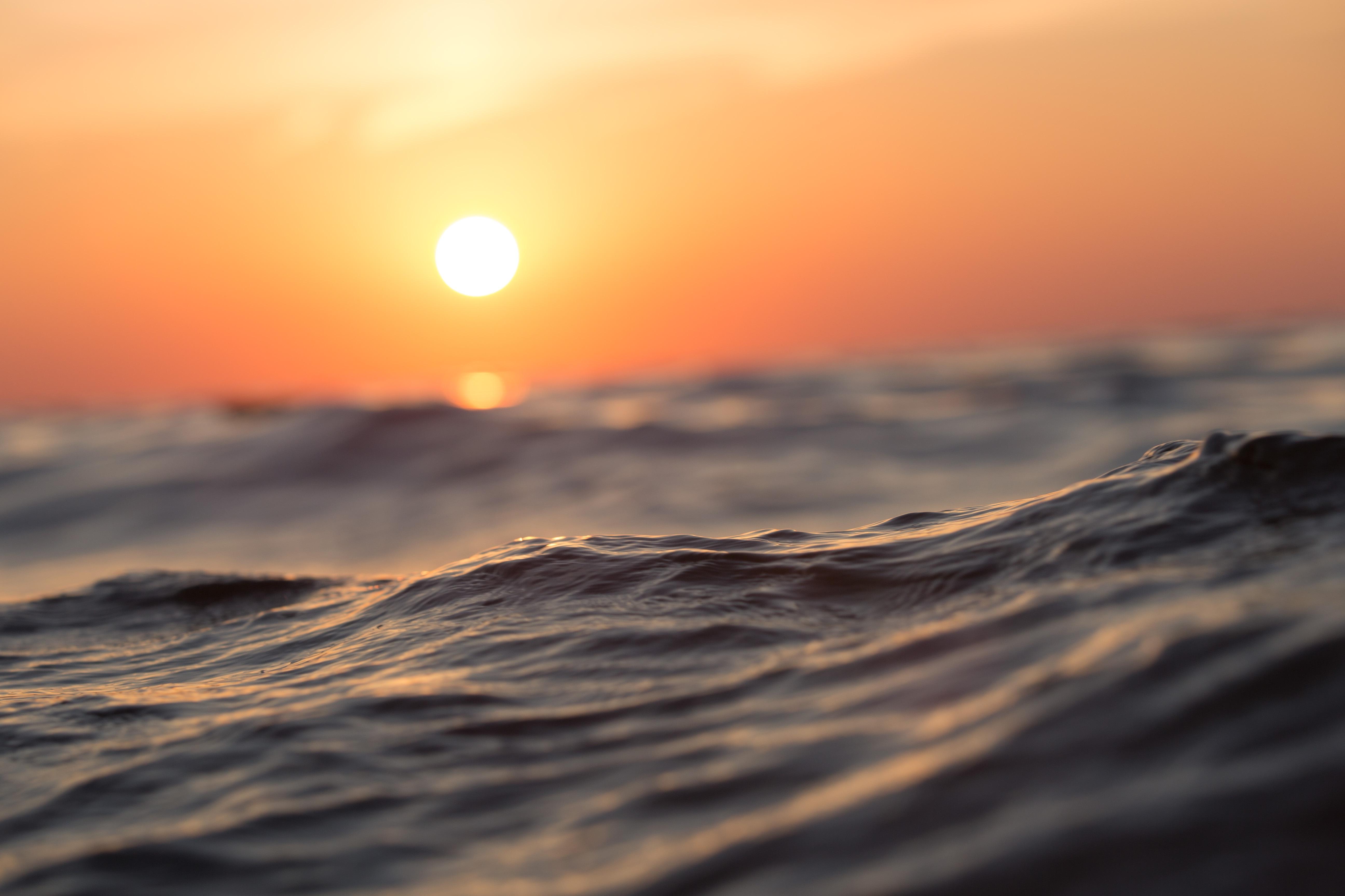 Gambar Gratis Matahari Terbenam Pantai Laut Laut