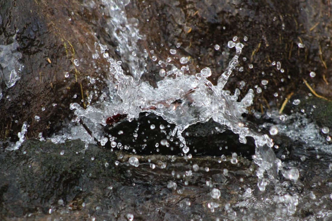 l’eau berge, waterdrop, côte, Pierre, mouvement, splash