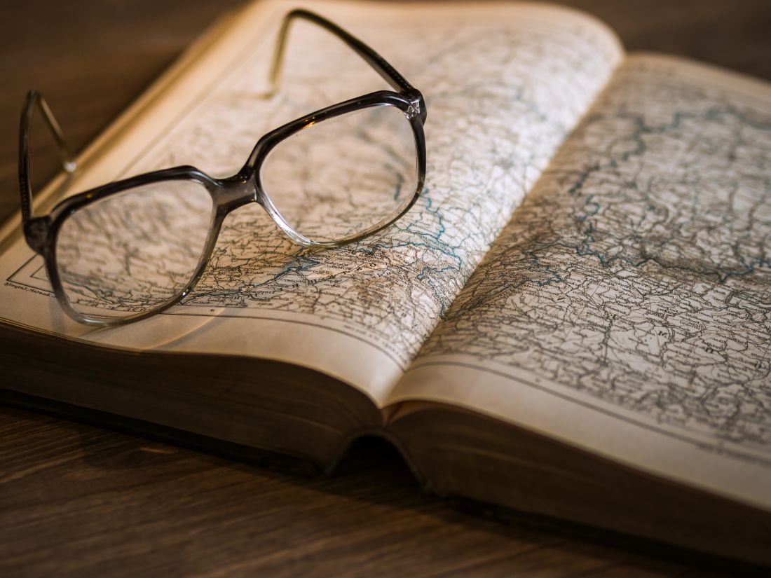 brýle, literatura, kniha, papír, strana, vzdělání, mapa, Starý