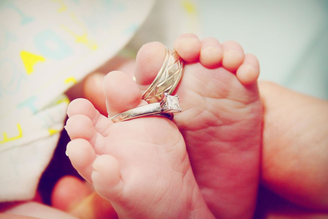 láb, hand, baby, újszülött, emberi, nő, gyermek, bőr