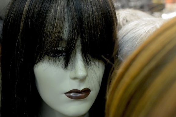 boneka wig rambut, gaya rambut, objek, plastik, potret, fashion, wajah