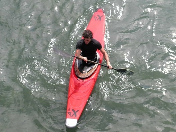 水, 桨, 水, 竞争, 兴奋, 户外, 皮划艇, 运动, 极端