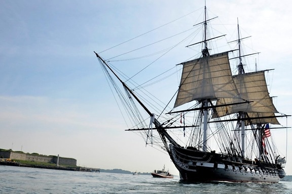 Водний транспорт, корабель, води, човен, вітрила, вітрильник, море, пірат