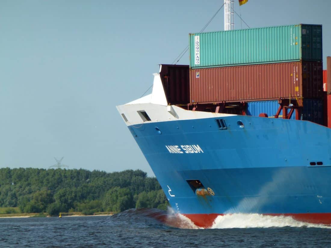 Cargo, navire cargo, motomarine, eau, navire, industrie, mer, véhicule, récipient