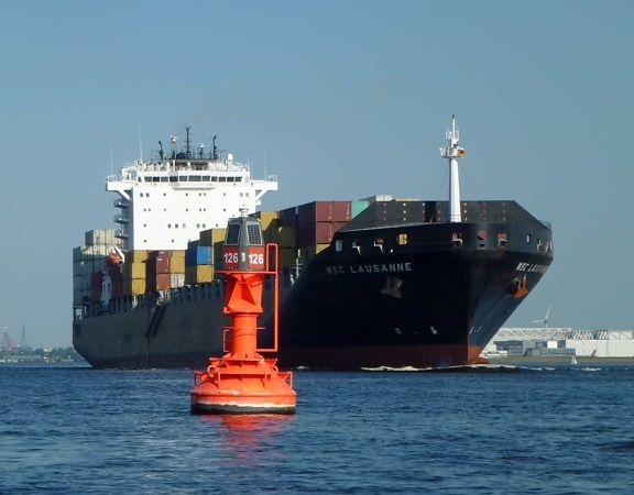 perahu, kapal, kapal kargo, kendaraan, air, pelabuhan, pengiriman, industri