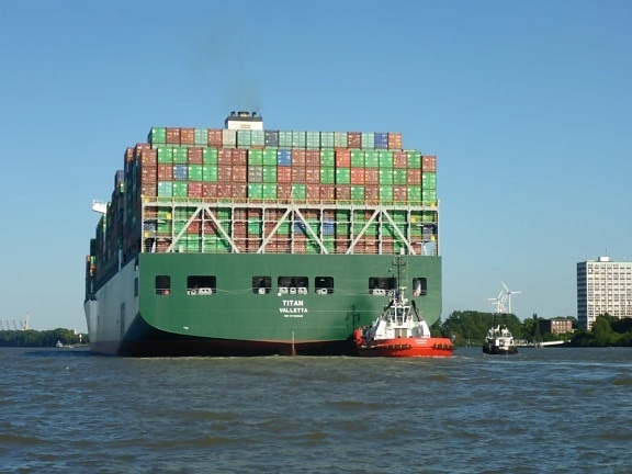 navire cargo, eau, embarcation, navire, industrie, rivière, véhicule, bateau