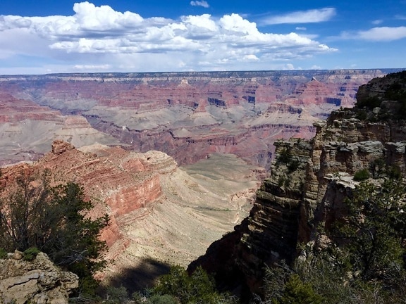 Canyon, krajina, příroda, geologie, mrak, údolí, obloha, pískovec, geologie, eroze