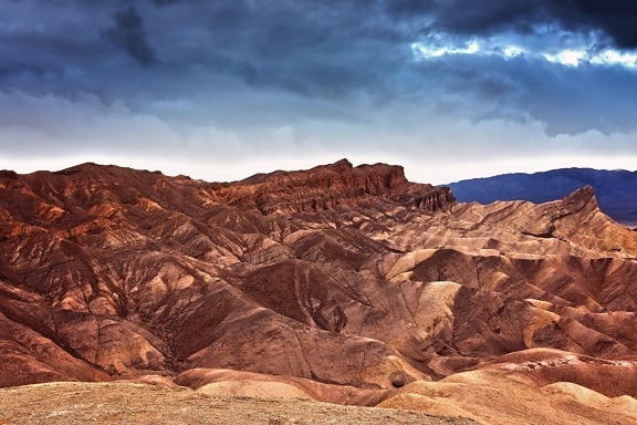 desert, landscape, cloud, sandstone, canyon, mountain, valley