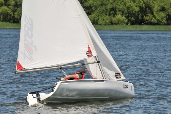 sail, watercraft, wind, sport, summer, mast, water, sailboat, yacht, race, vehicle