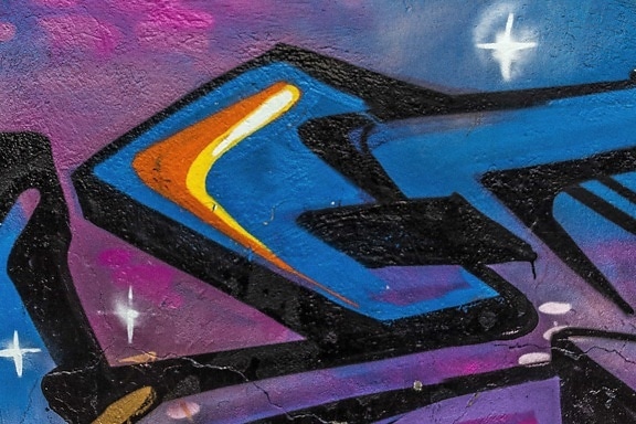 Graffiti, vandalisme, artistique, abstraite, urbaine, créativité, design, rue